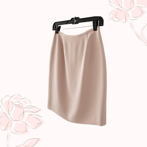 Petite Sophisticate Vintage Pencil Suit Skirt | NWT | 2P | Powder Pink - Picture 3 of 16